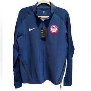 Nike USA Olympics 2016 Team Media Jacket Navy Men’s Large NWT Rio Nike Flex